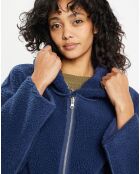 Manteau réversible en Fausse Fourrure 319 Mont indigo