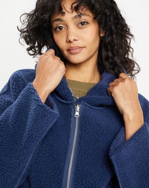 Manteau réversible en Fausse Fourrure 319 Mont indigo