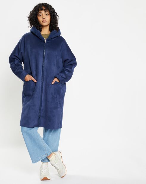 Manteau réversible en Fausse Fourrure 319 Mont indigo
