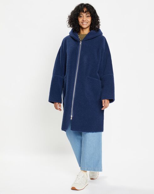 Manteau réversible en Fausse Fourrure 319 Mont indigo