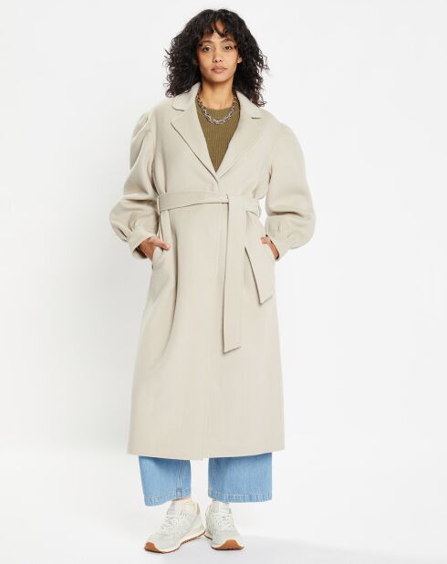 Manteau 100% Laine Lola gre=ège