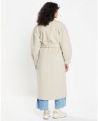 Manteau 100% Laine Lola gre=ège