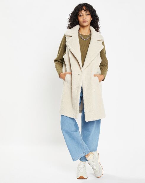 Gilet en Fausse Fourrure W1622L Mont riso late