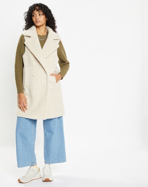 Gilet en Fausse Fourrure W1622L Mont riso late