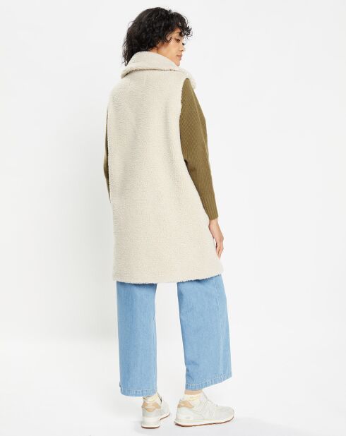 Gilet en Fausse Fourrure W1622L Mont riso late