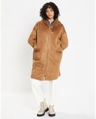 Manteau réversible en Fausse Fourrure 319S Mont toffee