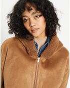 Manteau réversible en Fausse Fourrure 319S Mont toffee