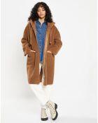 Manteau réversible en Fausse Fourrure 319S Mont toffee