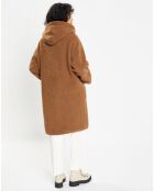 Manteau réversible en Fausse Fourrure 319S Mont toffee