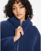 Manteau réversible en Fausse Fourrure Avi Mont indigo