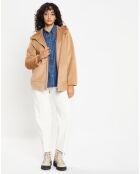 Manteau réversible en Fausse Fourrure Mia camel