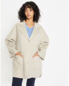Manteau 100% Laine Stessy grege