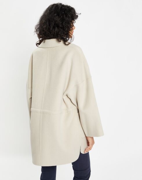 Manteau 100% Laine Stessy grege