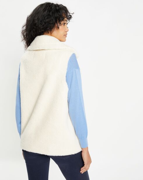Gilet en Fausse Fourrure W1622 Mont panna