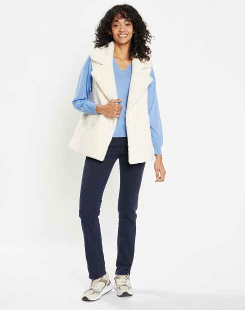 Gilet en Fausse Fourrure W1622 Mont panna