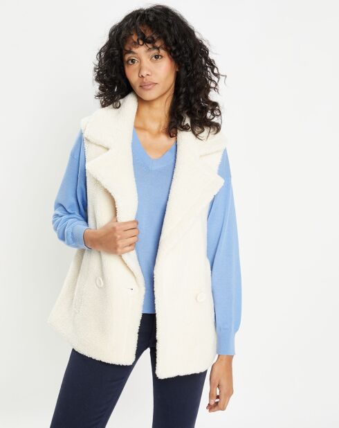 Gilet en Fausse Fourrure W1622 Mont panna