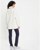 Veste réversible en Fausse Fourrure 309 Mont cannela white