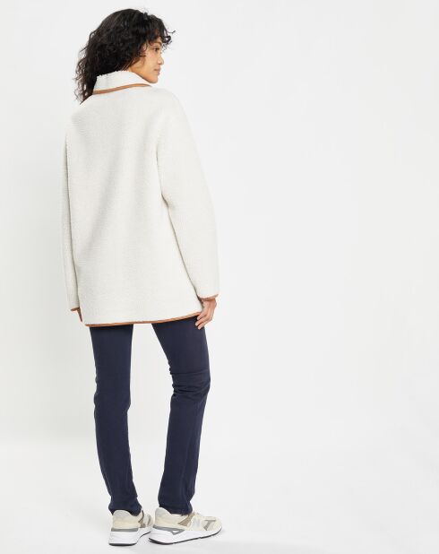 Veste réversible en Fausse Fourrure 309 Mont cannela white