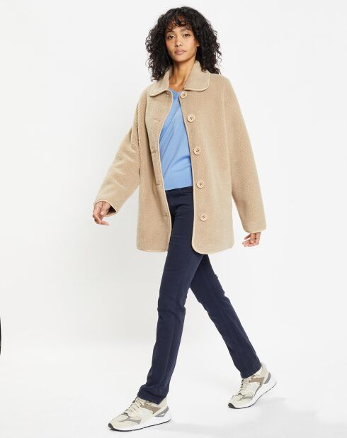 Veste réversible en Fausse Fourrure 309 Mont sabbia