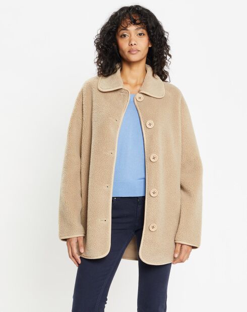 Veste réversible en Fausse Fourrure 309 Mont sabbia