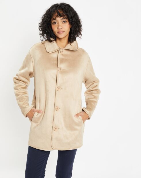 Veste réversible en Fausse Fourrure 309 Mont sabbia