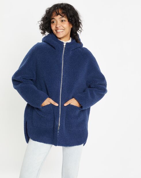 Veste réversible en Fausse Fourrure 315 Mont indigo