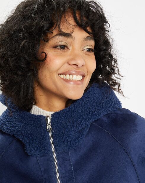 Veste réversible en Fausse Fourrure 315 Mont indigo