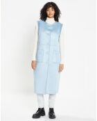 Gilet réversible en Fausse Fourrure 373 Mont bleu