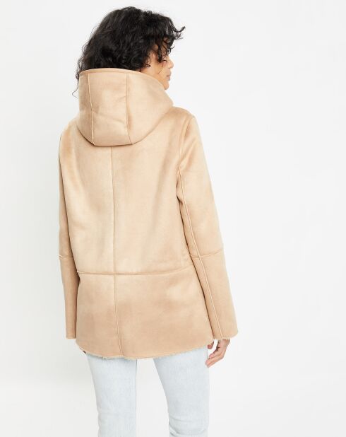 Veste réversible en Fausse Fourrure 358 Mont light camel