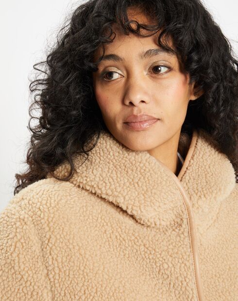 Veste réversible en Fausse Fourrure 358 Mont light camel