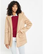 Veste réversible en Fausse Fourrure 358 Mont light camel