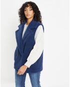 Gilet en Fausse Fourrure W1622 Mont indigo