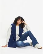 Gilet en Fausse Fourrure W1622 Mont indigo