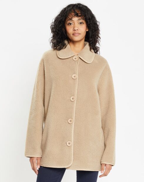 Veste réversible en Fausse Fourrure 309 Mont sabbia