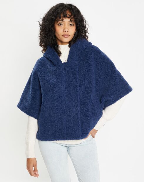 Cape en Fausse Fourrure Td02 Mont indigo