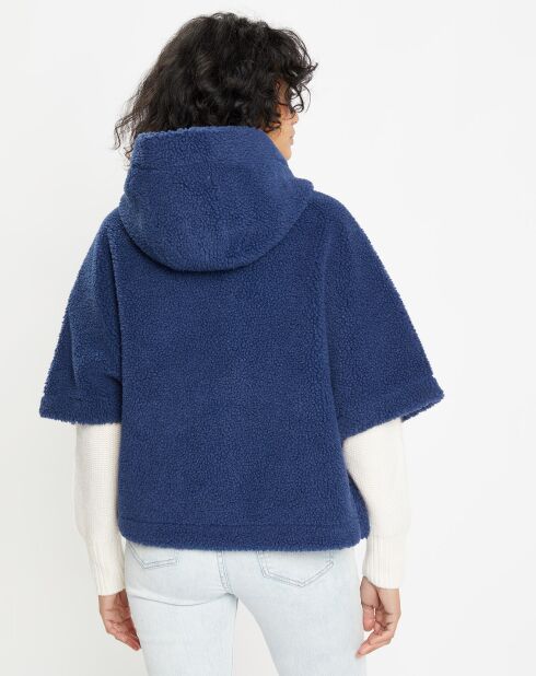 Cape en Fausse Fourrure Td02 Mont indigo