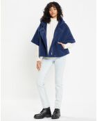 Cape en Fausse Fourrure Td02 Mont indigo