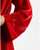 Red Night Bademantel aus Satin