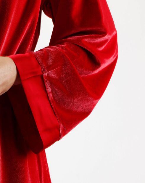 Red Night Bademantel aus Satin