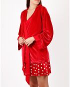 Red Night Bademantel aus Satin
