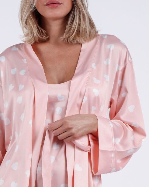 Love Heart roze negligé