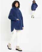 Manteau réversible en Fausse Fourrure Avi Mont indigo