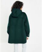 Veste 100% Laine Carla vert sapin