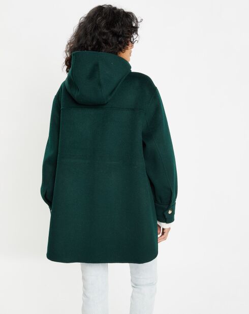 Veste 100% Laine Carla vert sapin