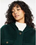 Veste 100% Laine Carla vert sapin