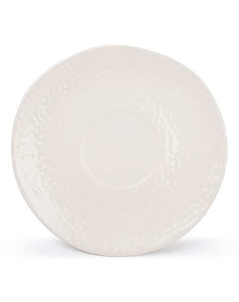 4 Tasses à moka et soucoupes Mielo blanches - 9x5x6.5 cm