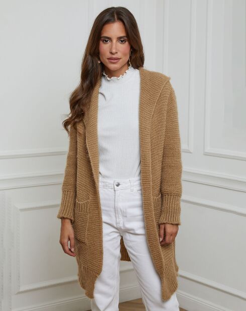 Gilet Lucie camel