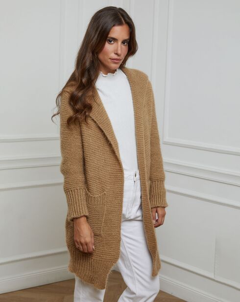Gilet Lucie camel