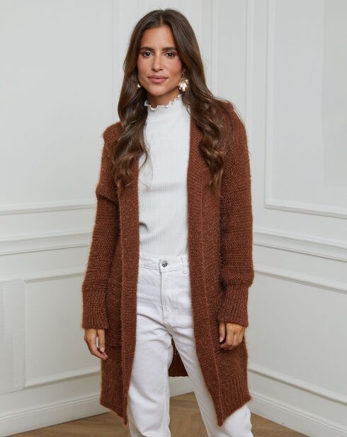 Gilet Lucie tabac