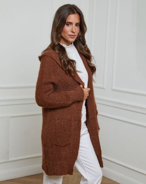 Gilet Lucie tabac